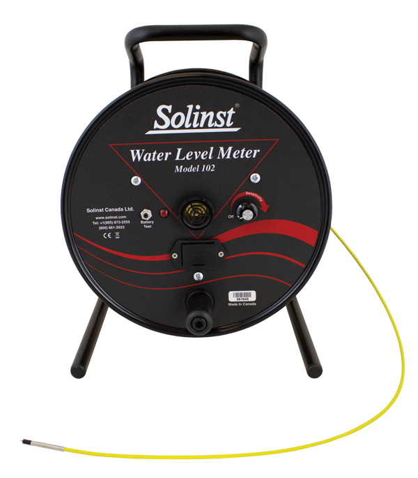 Freatimetro Solinst 102 con sonda P4 da 4 mm: Freatimetro Solinst 102 a puntale sottile con sonda P4