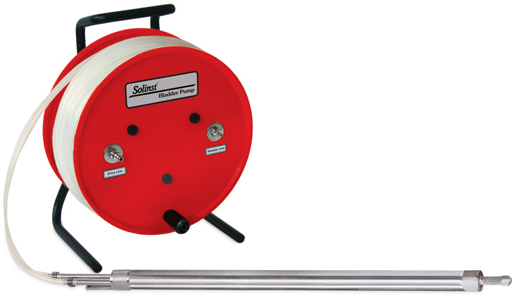 Avvolgi-tubo dedicato per bladder pump Solinst 407 e pompa a doppia valvola Solinst 408 Avvolgi-tubo dedicato per bladder pump Solinst 407 e pompa a doppia valvola Solinst 408