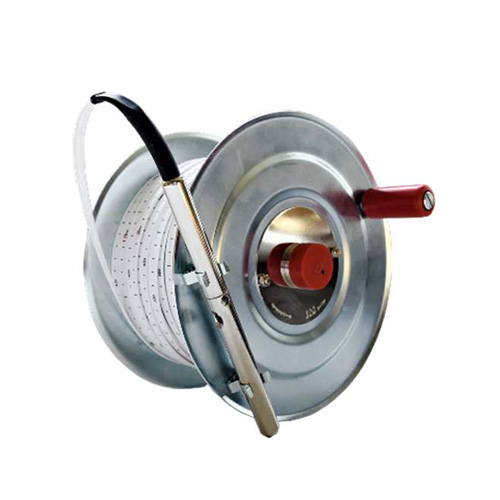 water-level-meter-spohr-water-level-meter-handreel-steel Freatimetro con supporto manuale in acciaio
